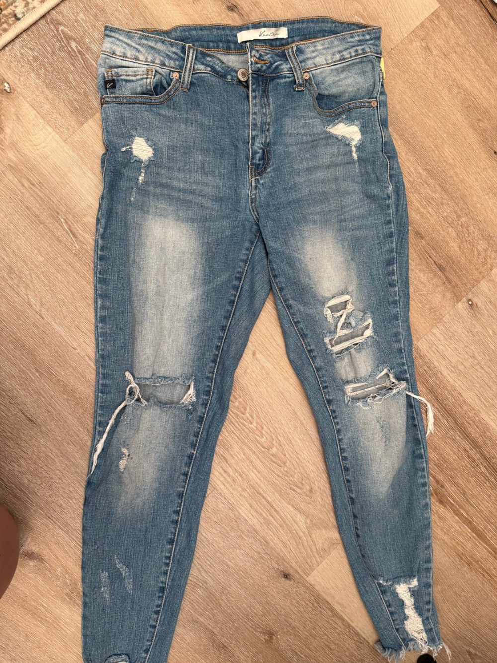 KanCan Light Blue Distressed Skinny Jeans